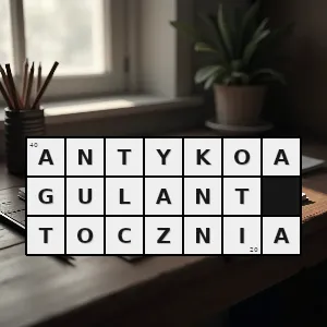 Hasło krzyżówkowe przeciwciało antyfosfolipidowe - antykoagulant tocznia – rozwiązanie, synonimy, podpowiedzi i definicje krzyżówkowe